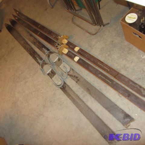 Cross Country Wooden Skis