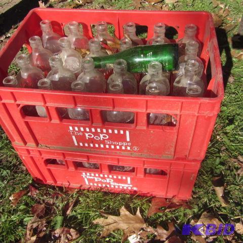 Pop Shoppe Trays, Bottles