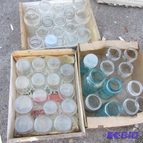 Blue Canning Jars