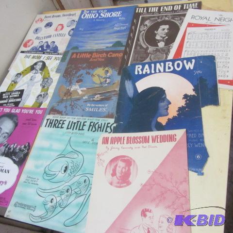Vintage Sheet Music