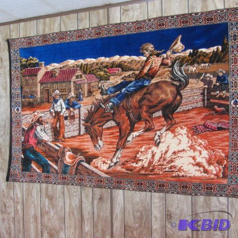 Bronco Tapestry