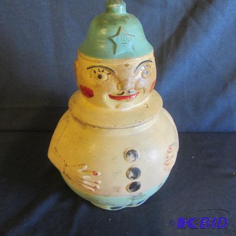 Policeman Cookie Jar
