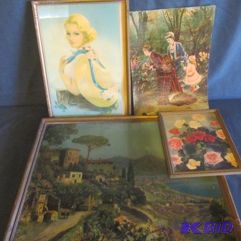 Vintage Framed Art