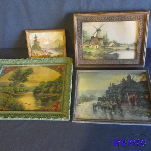 Vintage Framed Art