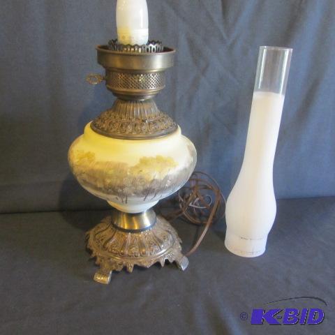 Hand Painted Lamp Base