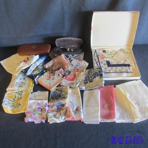 Ladies Hankies, Glasses