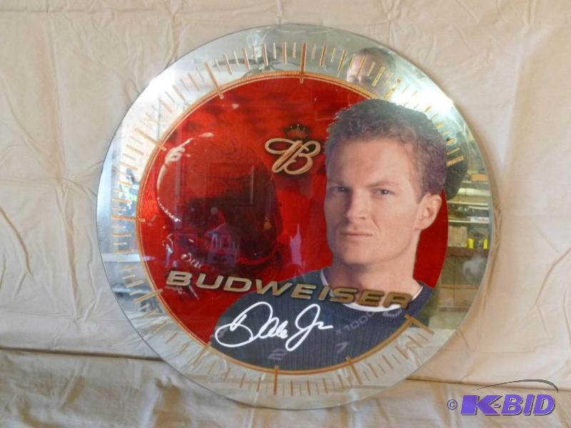 Large Budweiser - Dale Earnhardt Jr. beer mir...