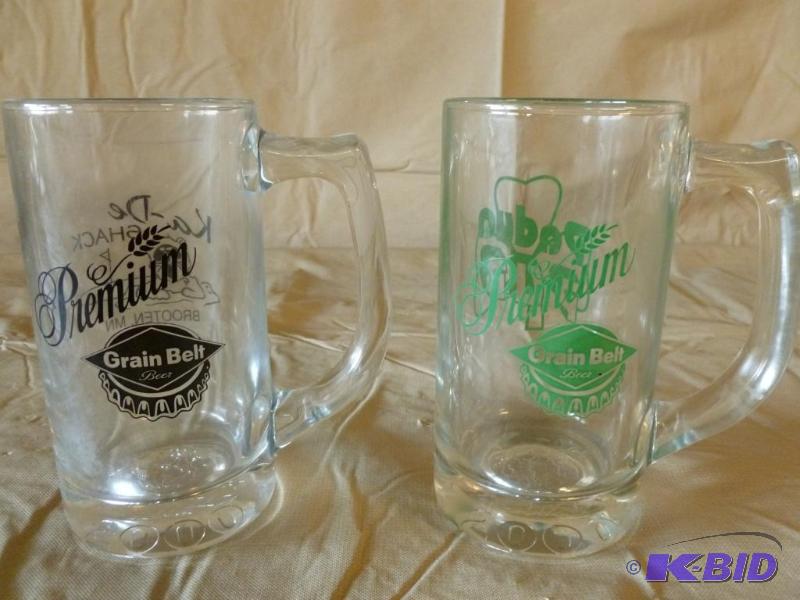 Lot of two collectible Grain Belt advertiseme...