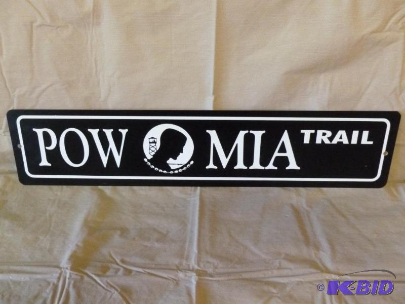 Pow - Mia Trail plastic sign that measures 4 ...