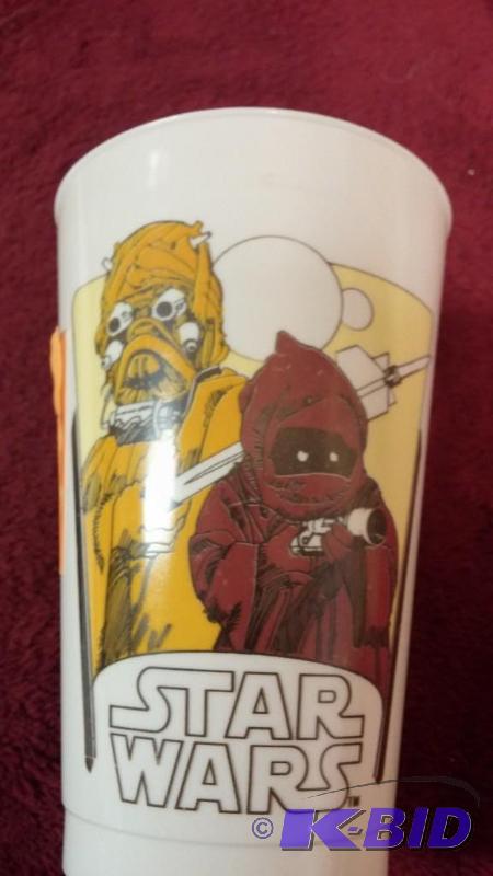 VINTAGE COCA-COLA PLASTIC CUP FEATURING JAWA ...