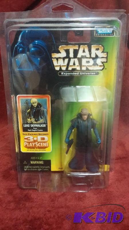 LUKE SKYWALKER EXPANDED UNIVERSE FIGURE NEVER...