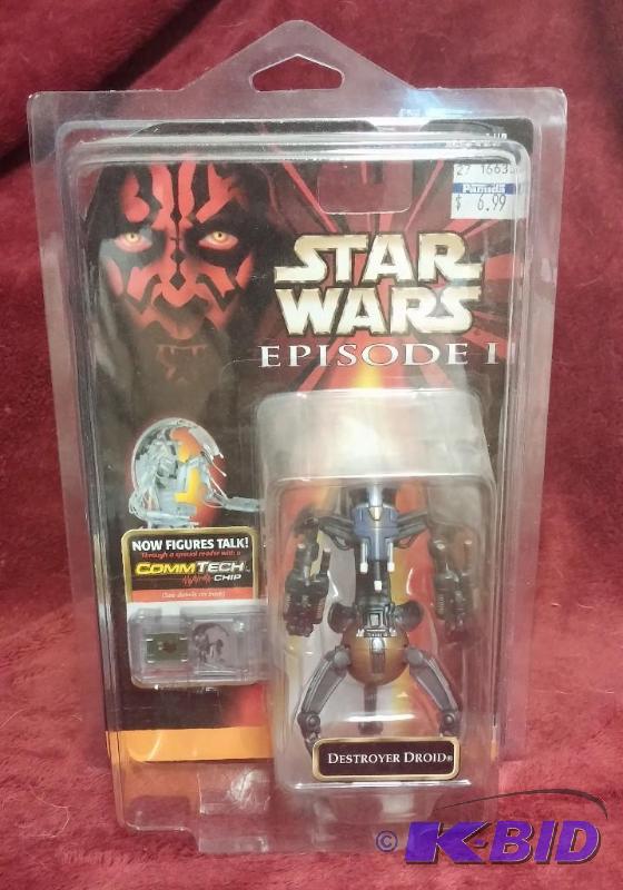 STAR WARS EPISODE 1 DESTROYER DROID FIGURE NE...