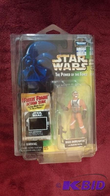STAR WARS BIGGS DARKLIGHTER FIGURE NEVER BEEN...