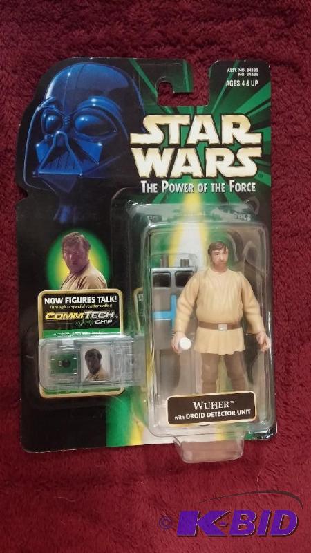 STAR WARS WUHER FIGURE NEVER BEEN OPENED...