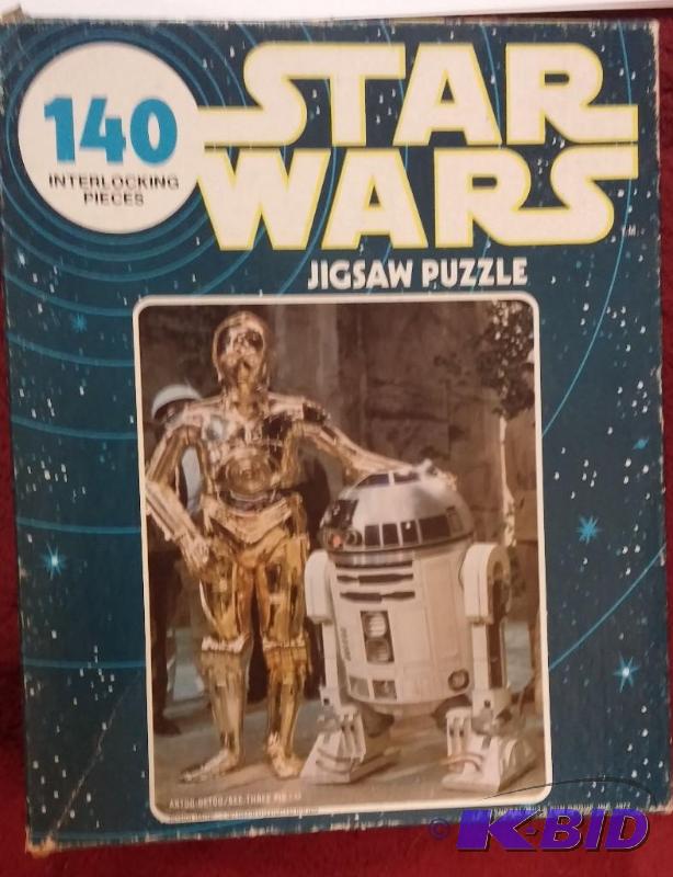 VINTAGE KENNER 140 PIECE C-3PO &amp R2-D2 PU...