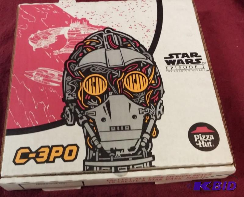 PIZZA HUT STAR WARS EPISODE 1 C-3PO MEDIUM BO...