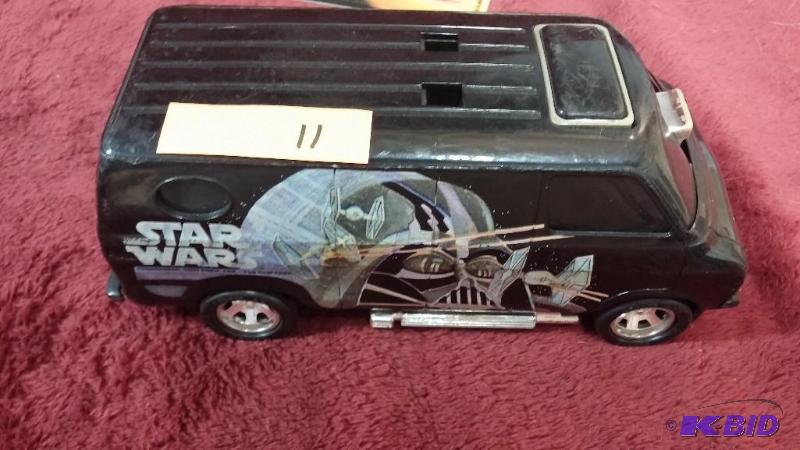 VINTAGE KENNER SSP VAN DARTH VADER (BLACK)...