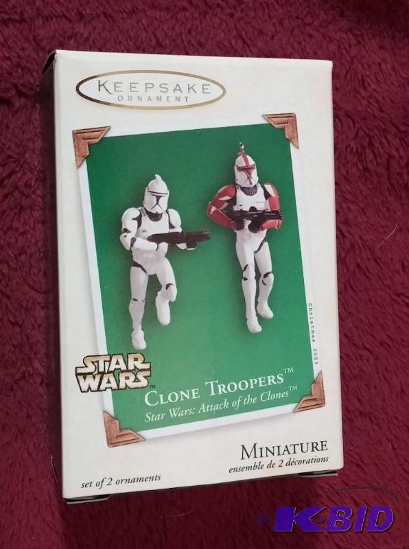 HALLMARK ORNAMENT 2003 CLONE TROOPERS. NEVER ...