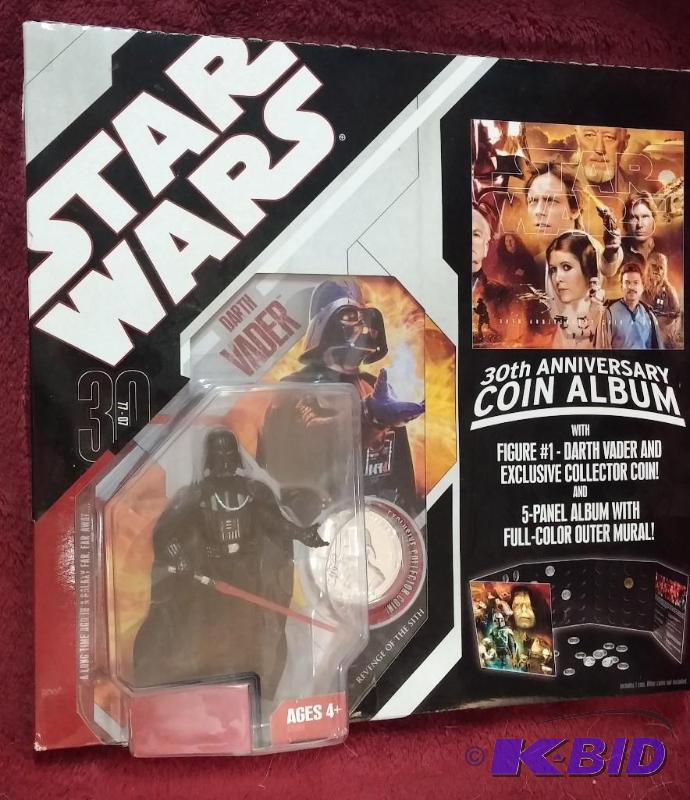 STAR WARS 30TH ANN DARTH VADER FIGURE COMES W...