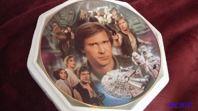 STAR WARS HAMILTON PLATE HEROES AND VILLIANS ...