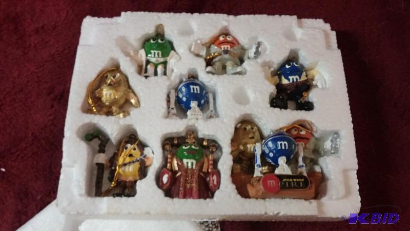 STAR WARS CHOCOLATE MPIRE 8PC ORNAMENT SET. A...