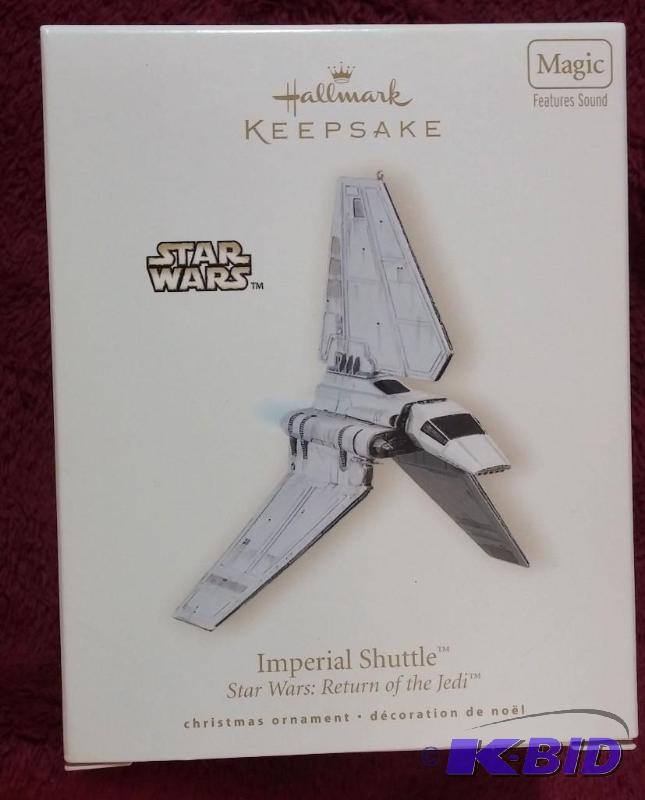HALLMARK ORNAMENT 2008 IMPERIAL SHUTTLE NEVER...