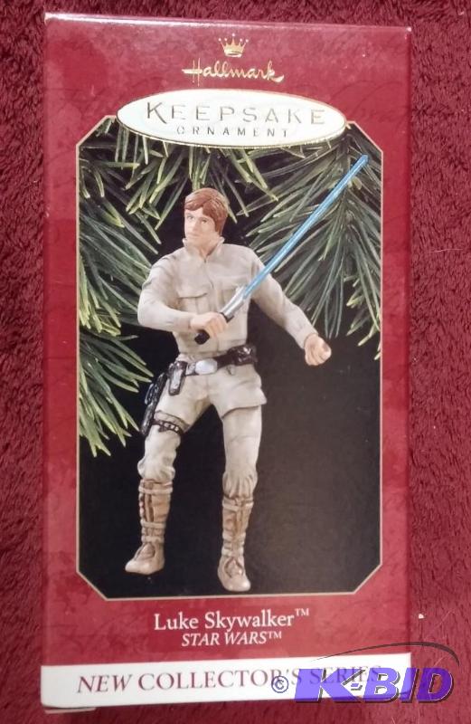 HALLMARK ORNAMENT 1997 LUKE SKYWALKER NEVER B...