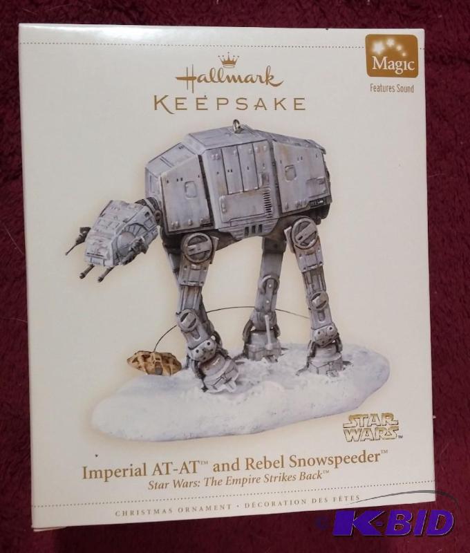 HALLMARK ORNAMENT 2006 IMPERIAL AT-AT AND REB...
