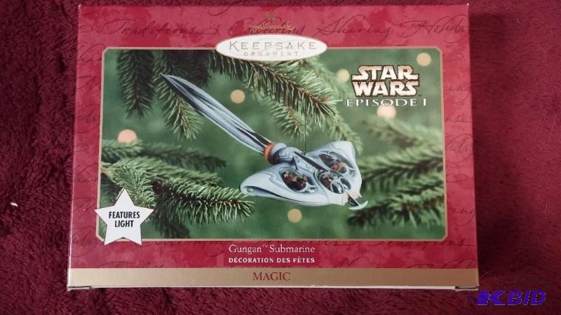 HALLMARK ORNAMENT 2000 GUNGAN SUBMARINE FEATU...
