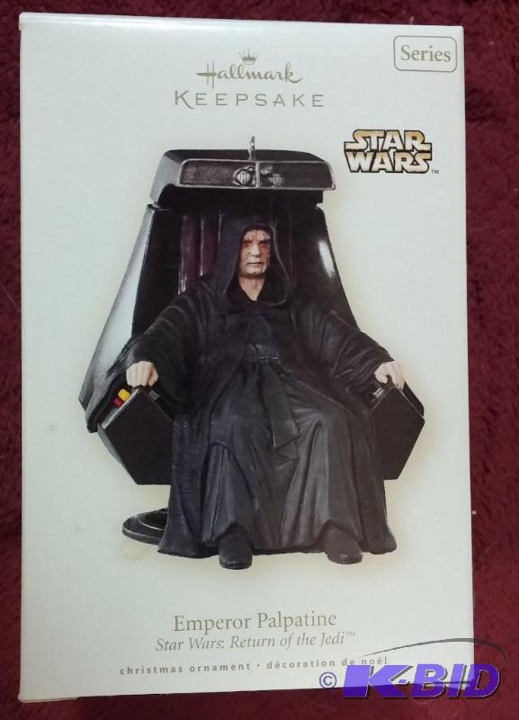 HALLMARK ORNAMENT 2008 EMPEROR PALPATINE NEVE...