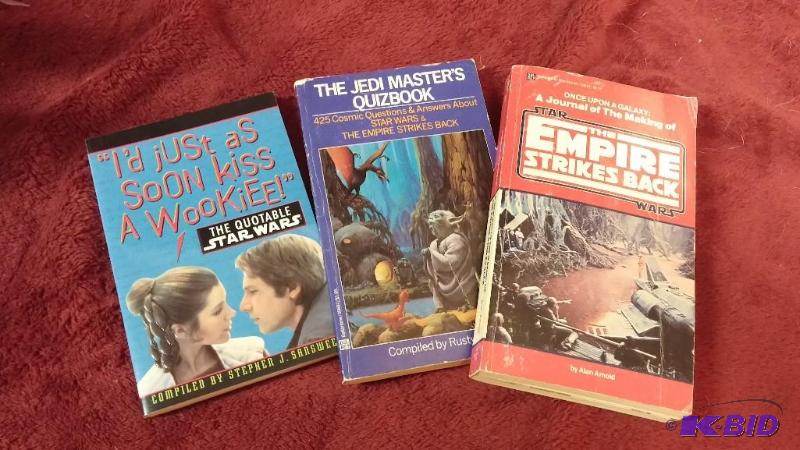 LOT OF 3 BOOKS ID JUST AS SOON KISS A WOOKI...