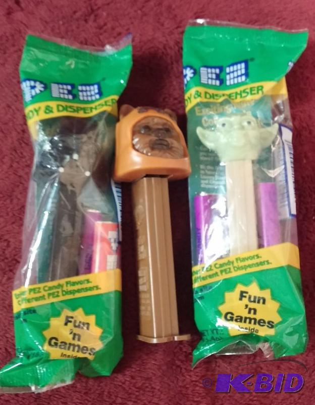 LOT OF 3 PEZ DISPENSERS...