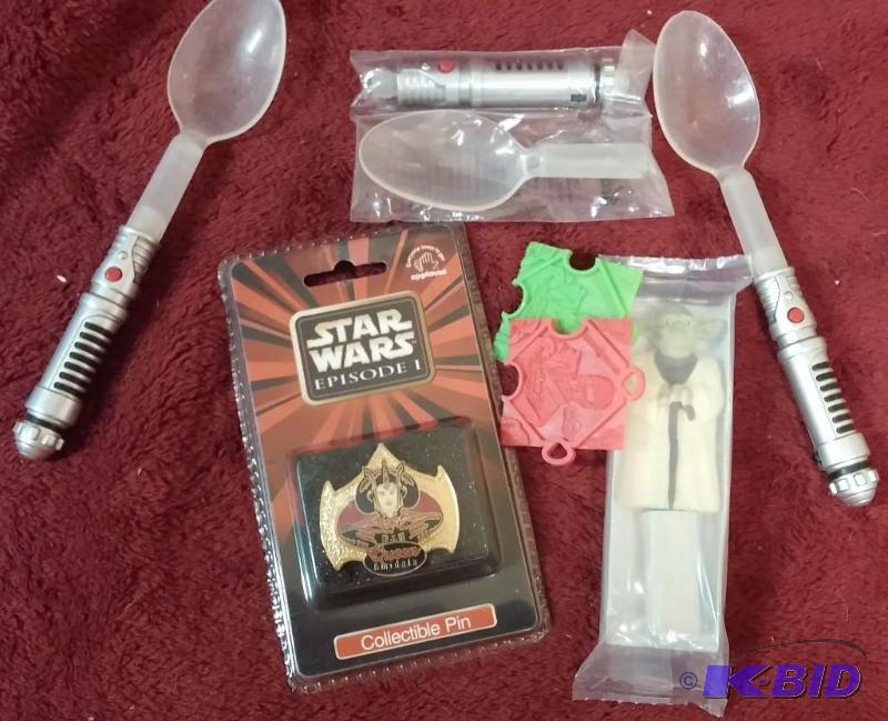LOT OF STAR WARS STUFF, 2 FRITO LAY STAR PICS...