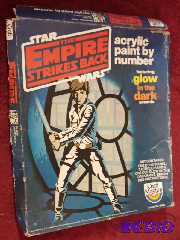 STAR WARS EMPIRE STRIKES BACK PAINT BY NUMBER...