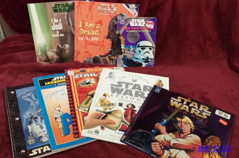 LOT OF 8 STAR WARS BOOKS DARTH VADERS MISSI...