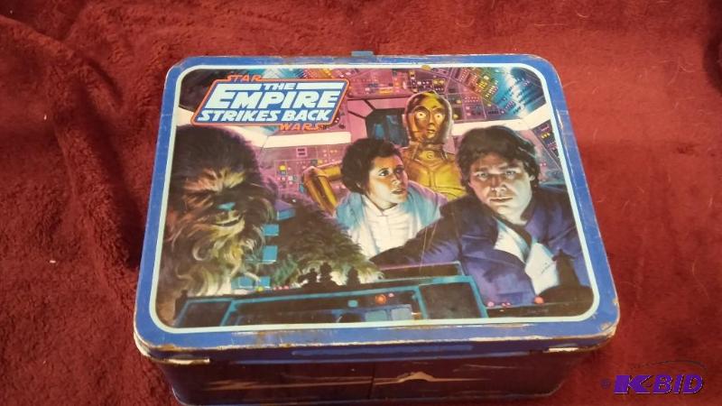 VINTAGE EMPIRE STRIKES BACK LUNCH BOX WITH TH...