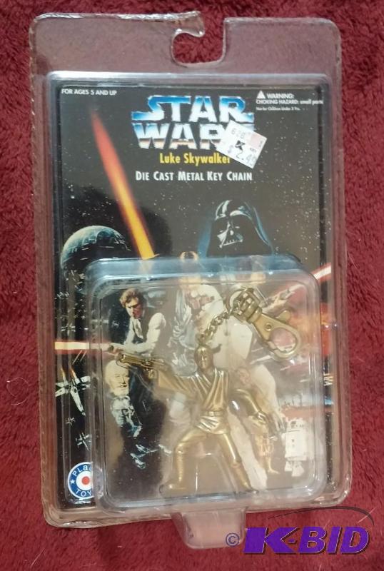 STAR WARS LUKE SKYWALKER DIE CAST KEY CHAIN...