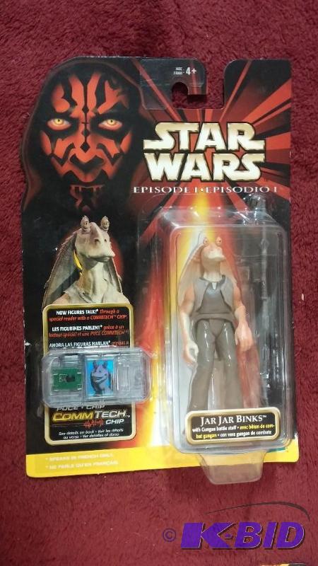 STAR WARS EPISODE 1 JAR JAR BINKS WITH BI LIN...