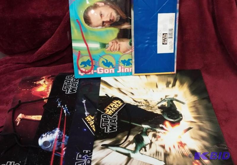 LOT OF 6 STAR WARS GIFT BAGS VARIOUS DESIGNS...