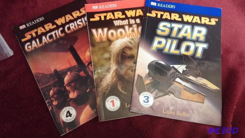 LOT OF 3 BOOKS DK READERS WHAT IS A WOOKIEE,...