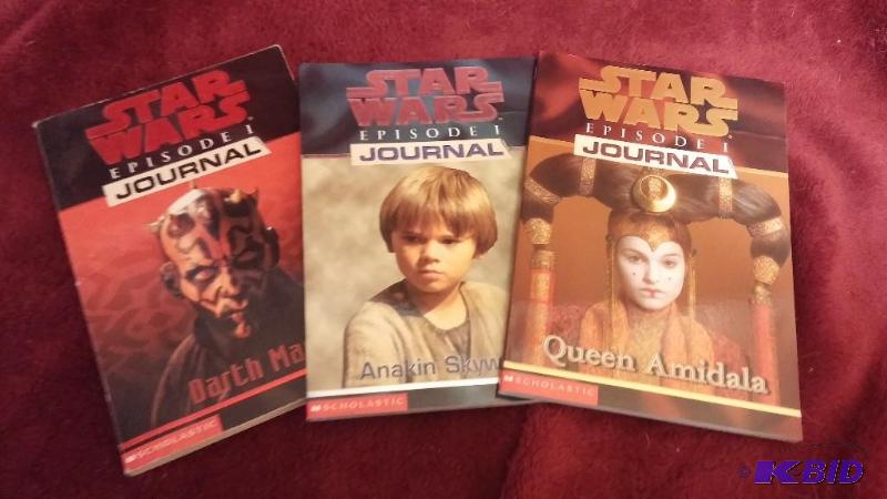 LOT OF 3 BOOKS STAR WARS EPISODE 1 JOURNAL I...