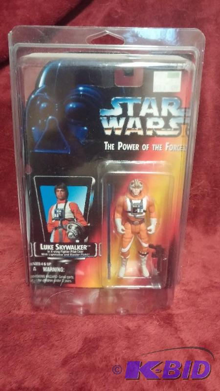 LUKE SKYWALKER X-WING WITH LONG SABER. NEVER ...