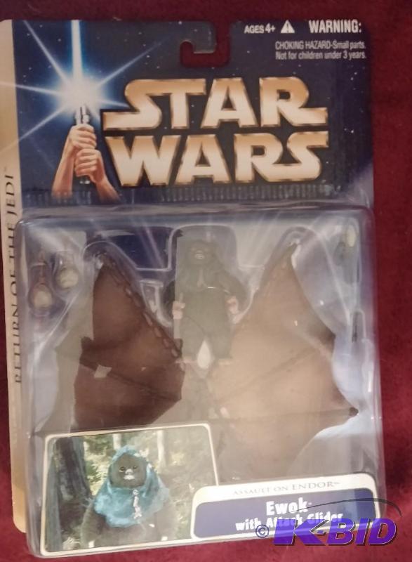 STAR WARS RETURN OF THE JEDI EWOK WITH ATTACK...