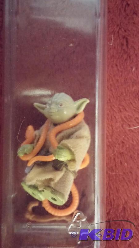 VINTAGE YODA ORANGE SNAKE LOOSE FIGURE COMPLE...