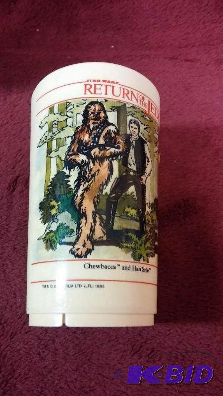 VINTAGE DEKA PLASTIC CUP RETURN OF THE JEDI 1...