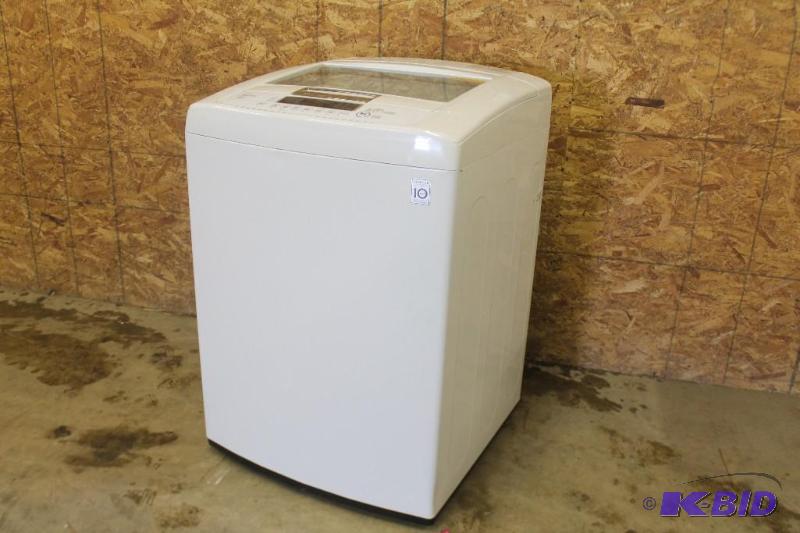 NEW LG 4.3 CU. FT. LARGE CAPACITY TOP LOAD WASHER WITH SLEEK EASY FRONT CONTROL PANEL