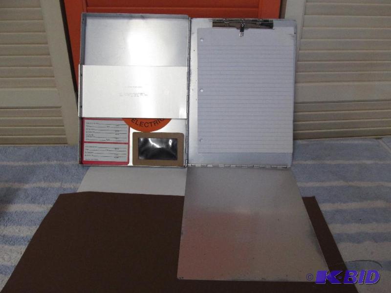 lot 116 image: Aluminum Storage Clipboard
