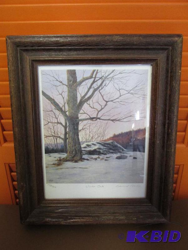 lot 124 image: Edward Gordon - Winter Oak - # 142900 - Signed Print