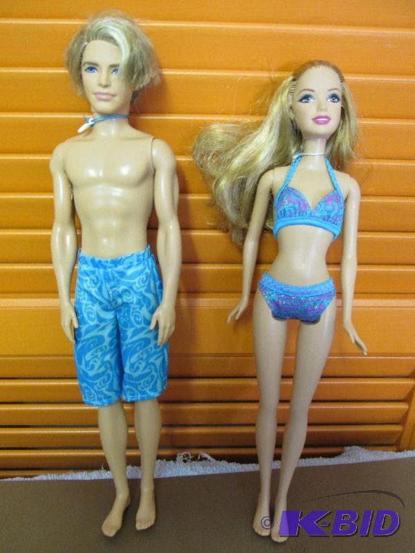 lot 134 image: Barbie and Ken