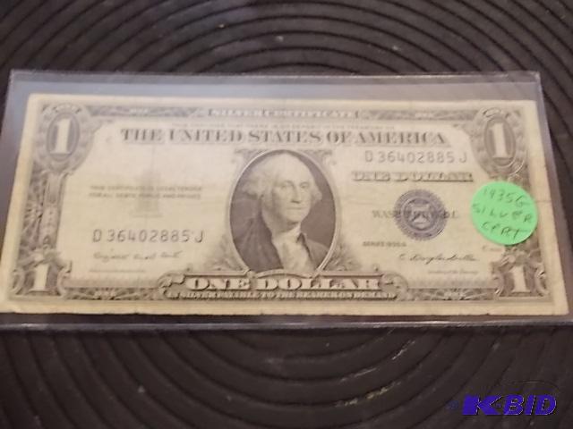 lot 17 image: 1935 G Series One Dollar Silver Certificate...
